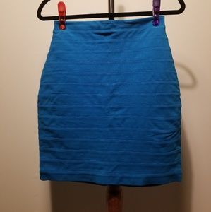 Express Cobalt Blue Skirt